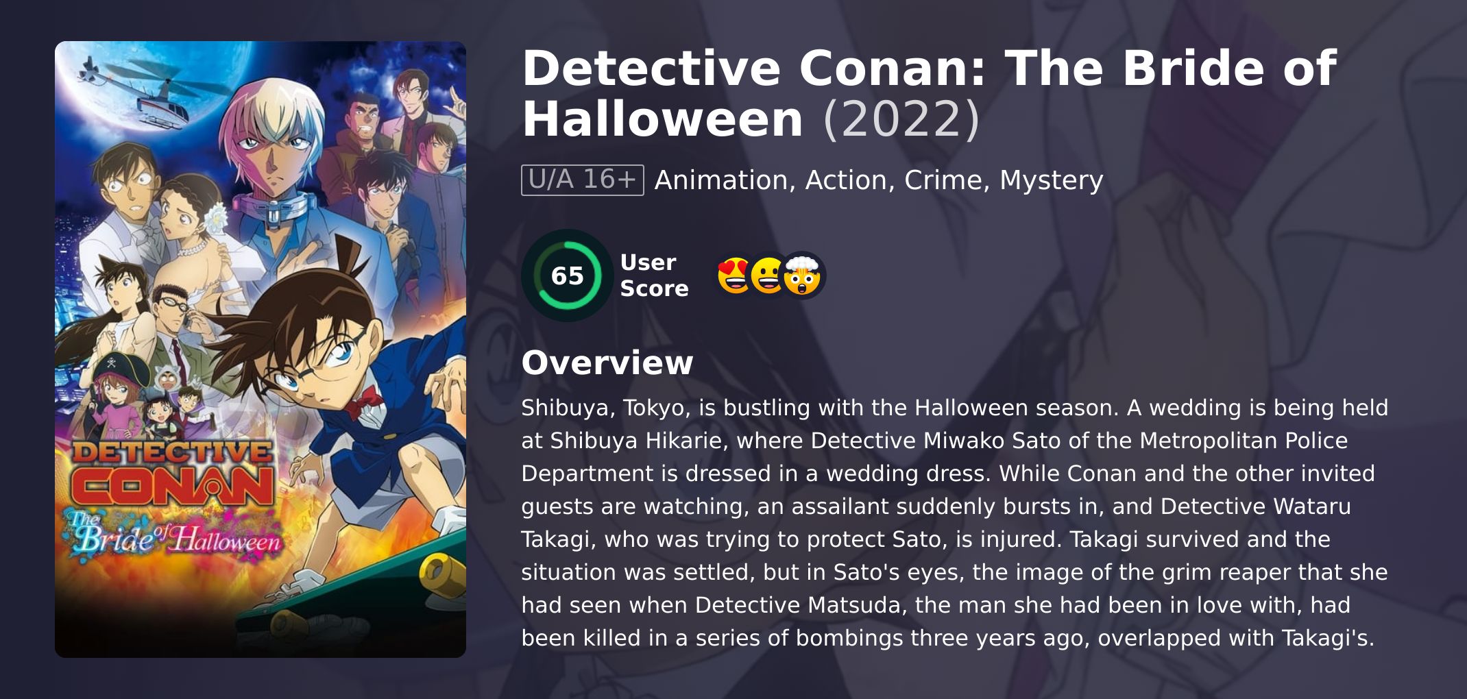 Detective Conan: The Bride of Halloween Movie Hindi Dubbed