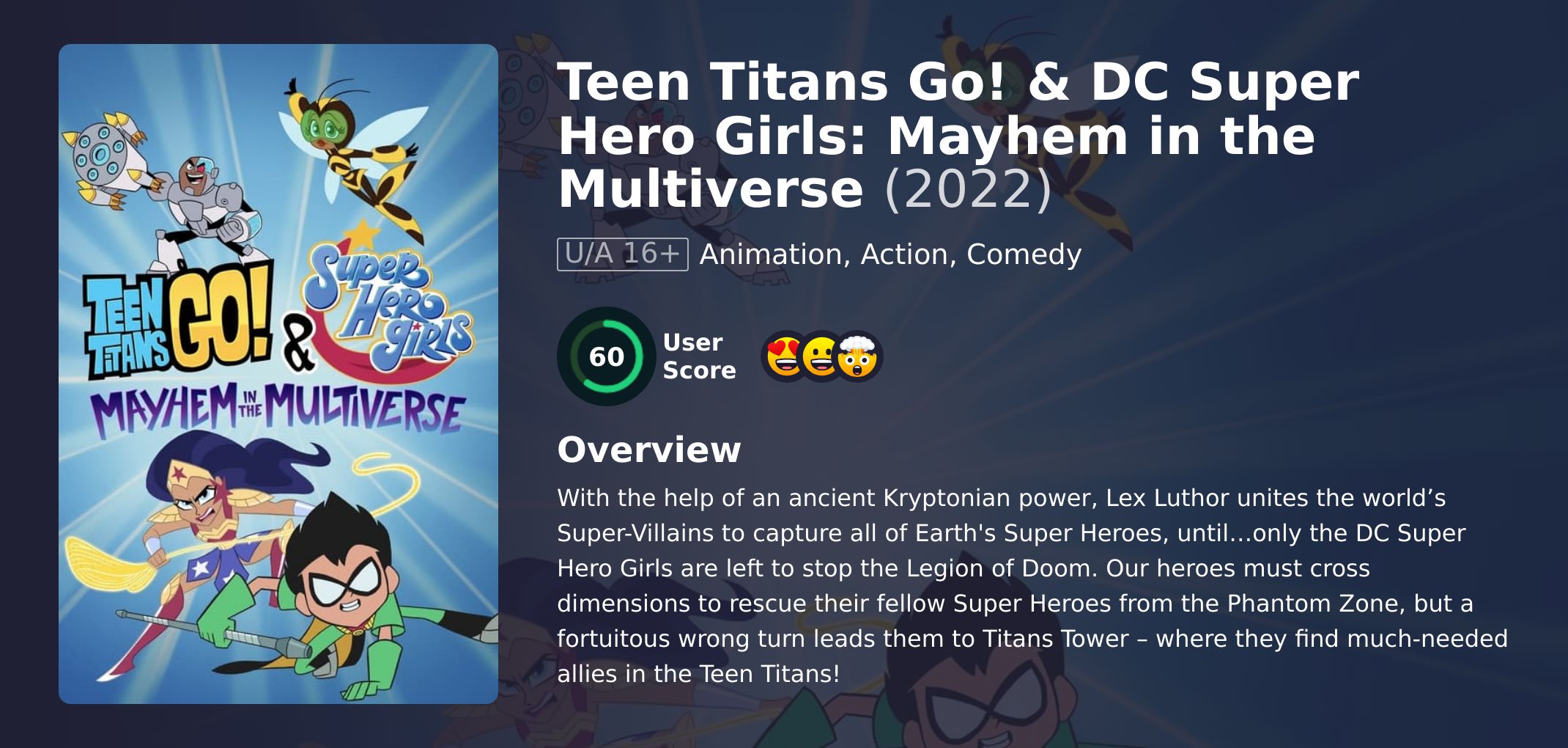 Teen Titans Go! & DC Super Hero Girls: Mayhem in the Multiverse Movie Hindi Dubbed