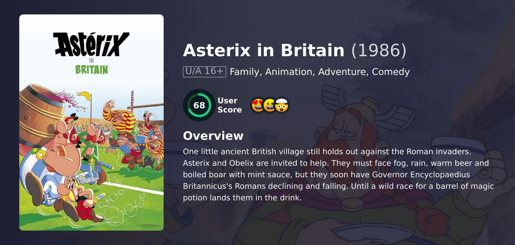 Asterix in Britain Movie Hindi Dubbed