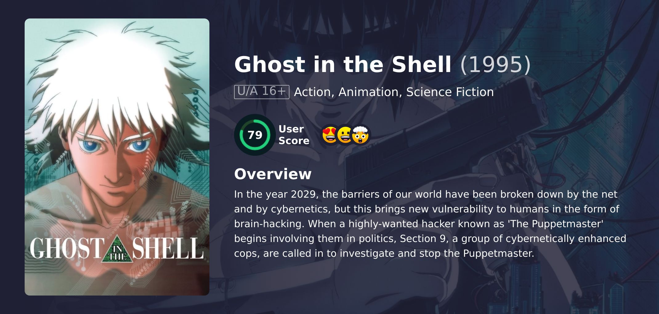 Ghost in the Shell Movie English Dubbed