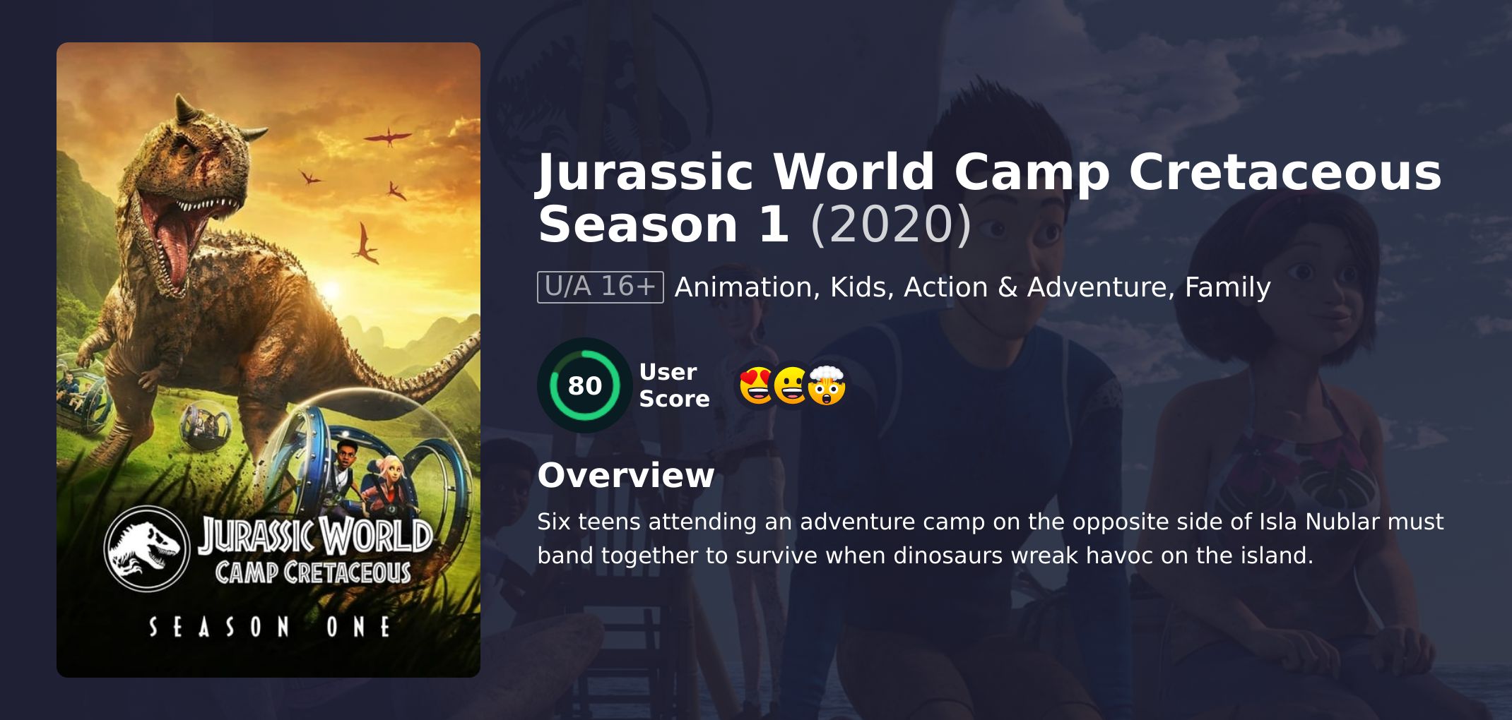 Jurassic World Camp Cretaceous Season 1 Hindi Dubbed