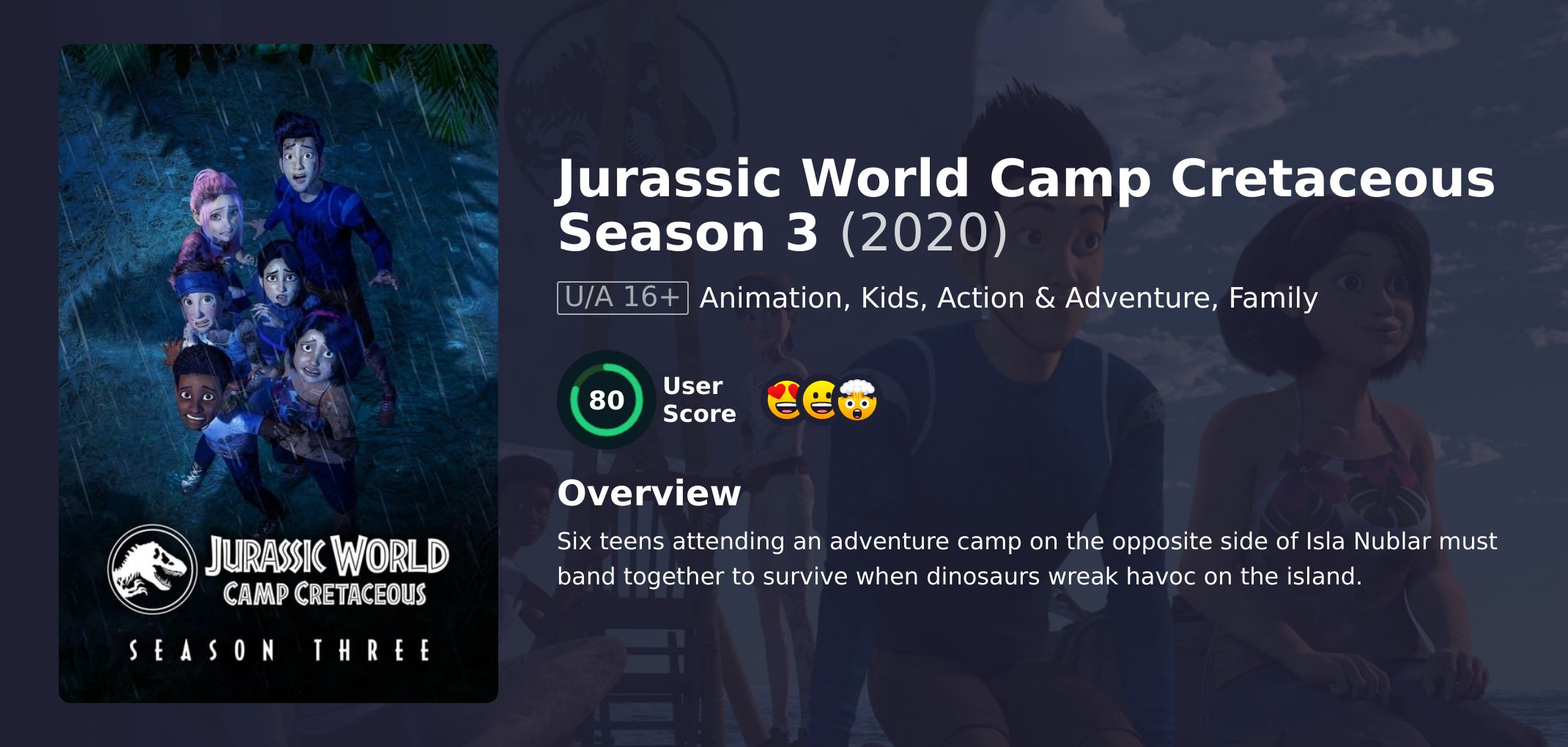 Jurassic World Camp Cretaceous Season 3 Hindi Dubbed