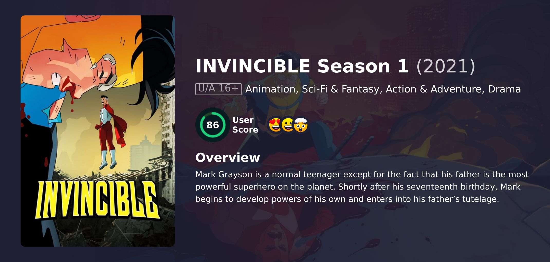 INVINCIBLE Season 1 Hindi Dubbed