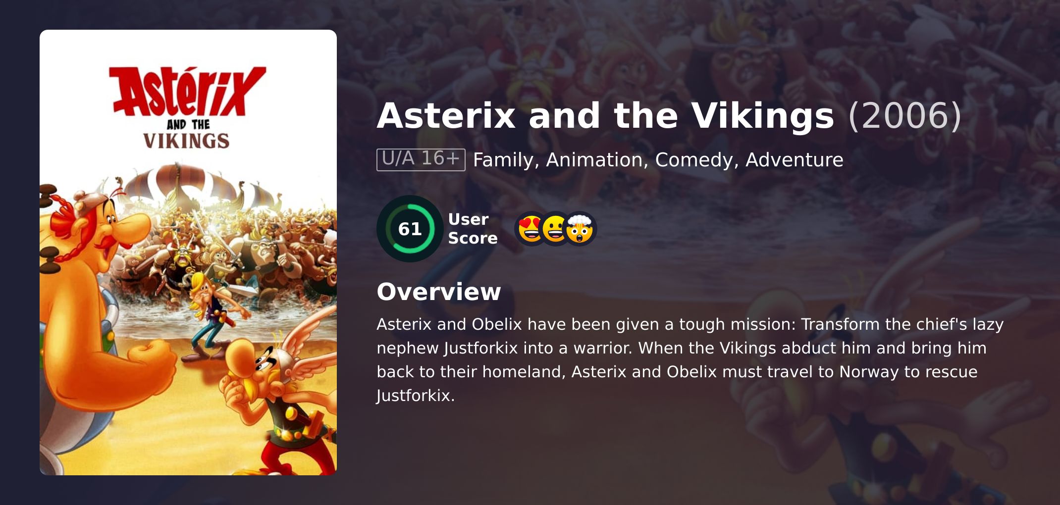 Asterix and the Vikings Movie Hindi Dubbed