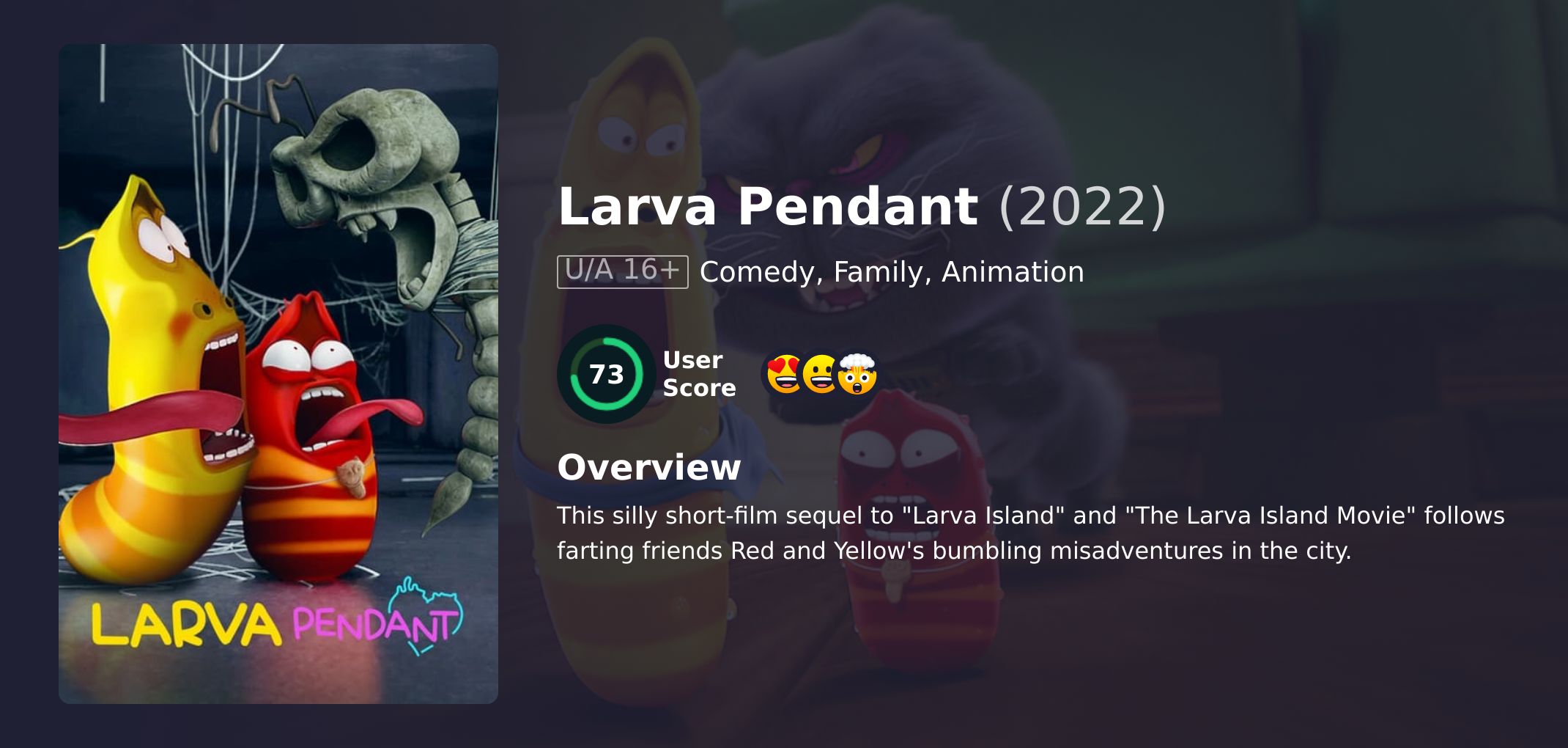 Larva Pendant Movie English Dubbed