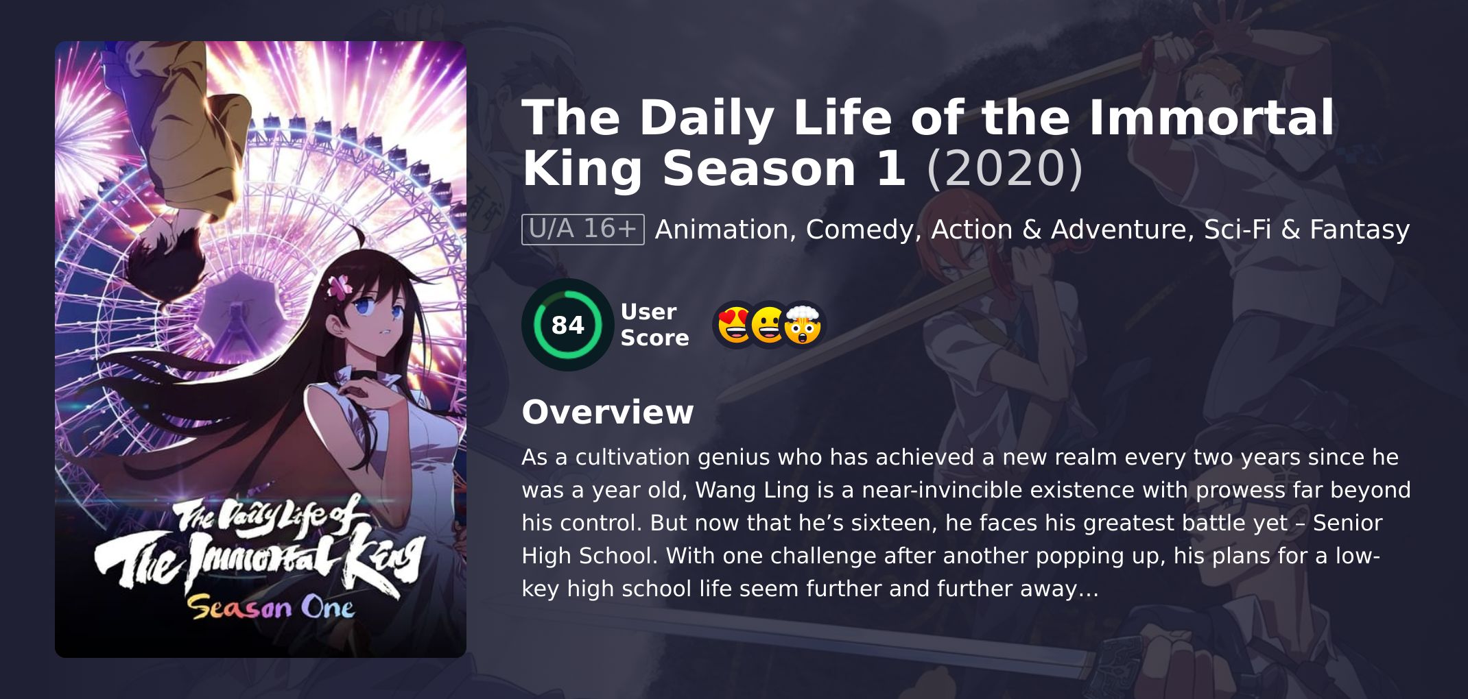 The Daily Life of the Immortal King Season 1 Hindi Dubbed