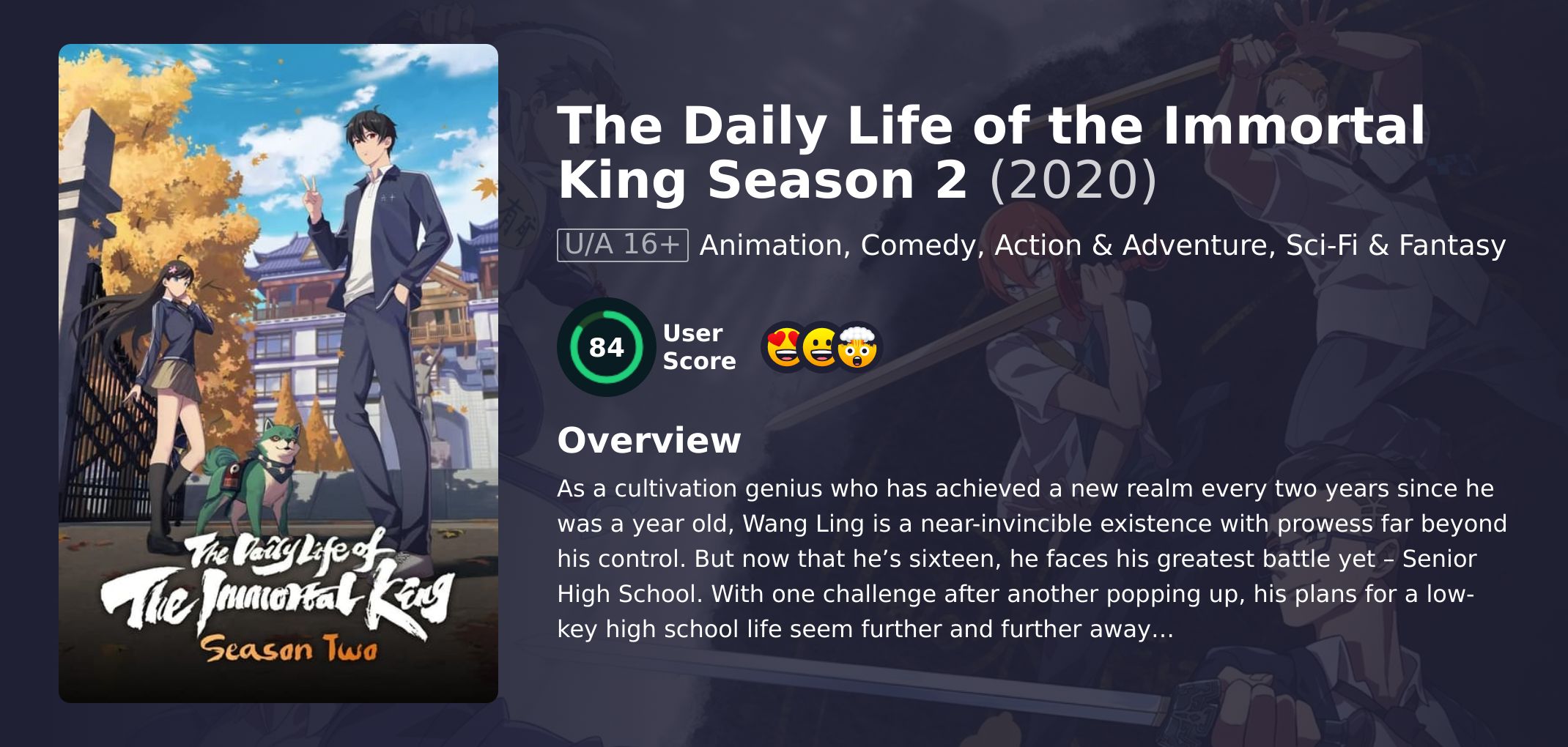 The Daily Life of the Immortal King Season 2 Hindi Dubbed