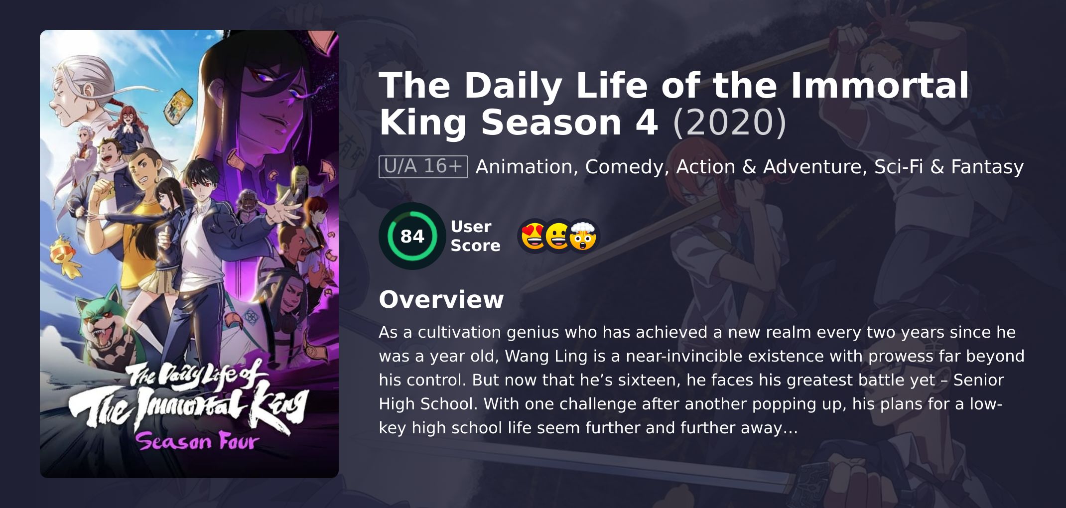 The Daily Life of the Immortal King Season 4 Hindi Dubbed