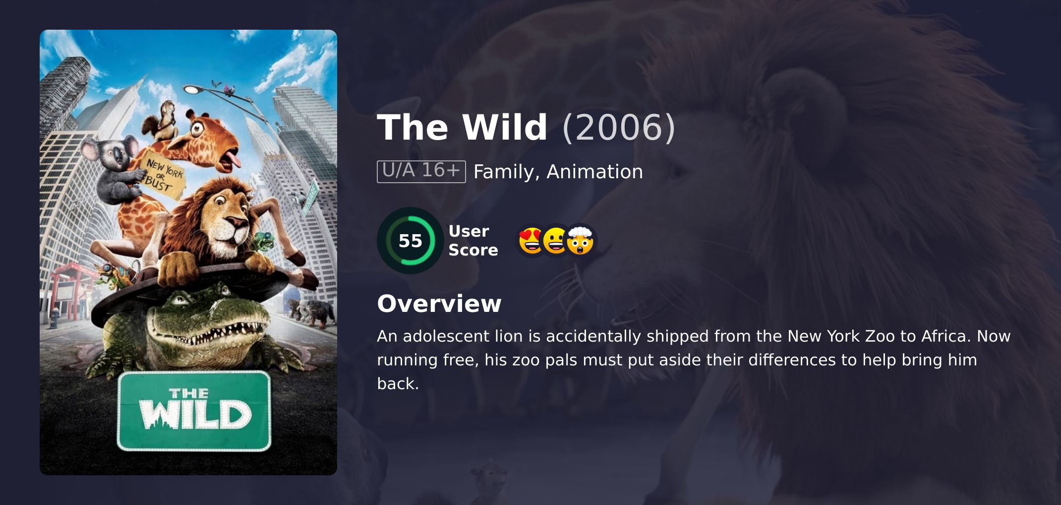 The Wild Movie Hindi Dubbed